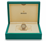 Day-date yellow gold roman dial ruby bezel 40mm - Image 4