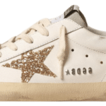 Star White Gray Gold Glitter
