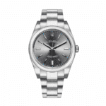 Oyster perpetual grey stick dial 39mm