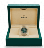 Day-date yellow gold green numeral dial 40mm - Image 4