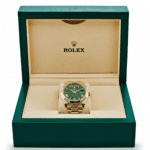 Day-date yellow gold green numerals dial 40mm - Image 3