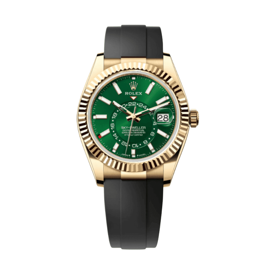 14-Rolexsky-dwellergreendialoysterflex42mm.png Sky-dweller green dial oysterflex 42mm - Image 1