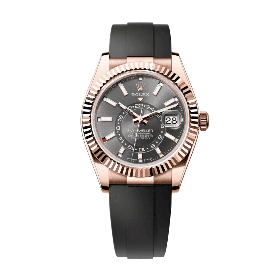 16-Rolexsky-dwellerrosegoldslatedial42mm.png Sky-dweller rose gold slate dial 42mm - Image 1