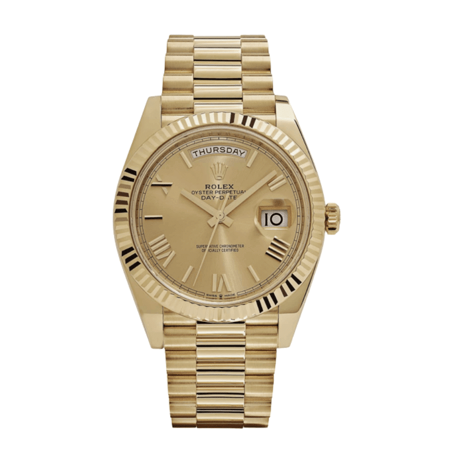 19-Rolexday-dateyellowgoldchampagneromandial40mm_aedeef0d-39e5-4205-aa52-cee2e221a3a9.png Day-date yellow gold champagne roman dial 40mm - Image 1