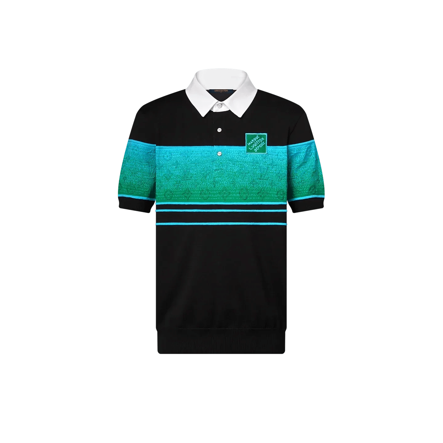 19-louis-vuitton-polo-con-motivo-iridescente-in-trama-jacquard-HTN08WAURMU8_PM2_Frontview_b96efad2-b80f-416a-9fd2-66a68d5965a8.png T-shirt Polo - Image 1