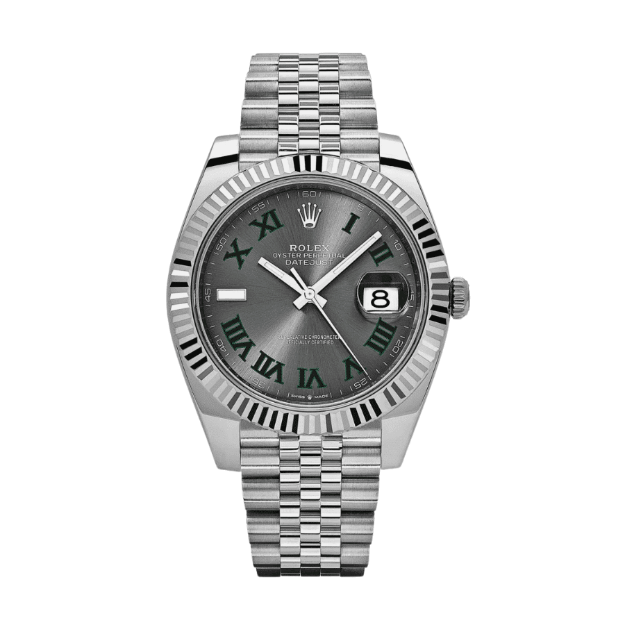 2-datejustwimbledonslate41mm.png Date just wimbledon slate 41mm - Image 1