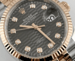 Date just rose gold motif diamond dial 36mm - Image 3