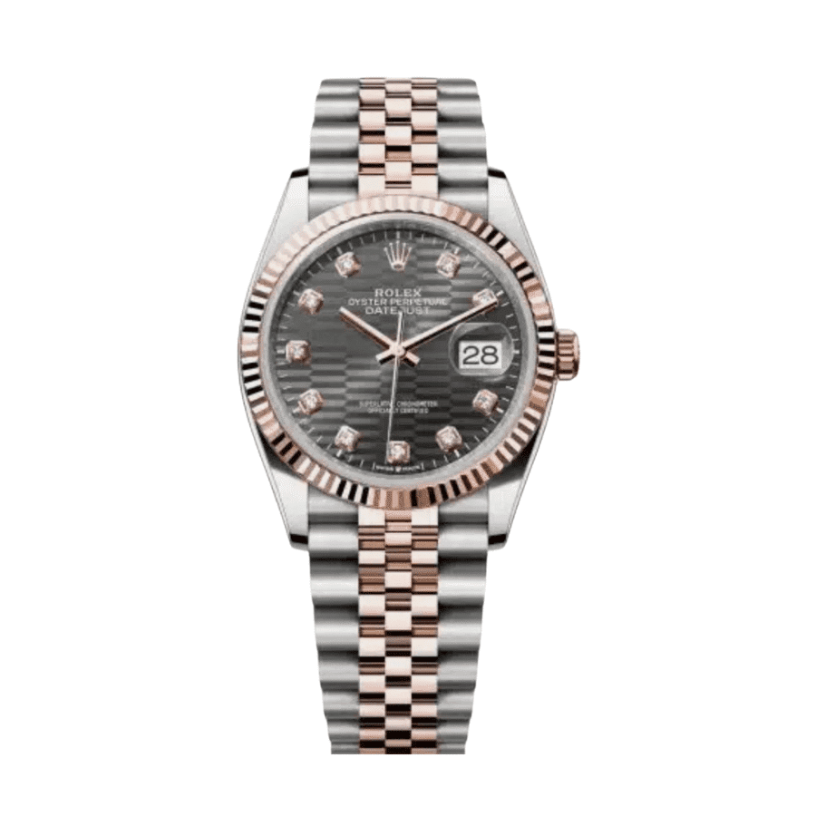 20-Rolexdatejustrosegoldmotifdiamonddial36mm_456b053a-a66f-45a6-96c7-4cb8b6df84b9.png Date just rose gold motif diamond dial 36mm - Image 1