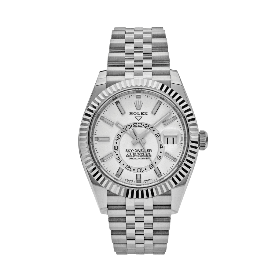 21-Rolexsky-dwellerwhitedialjubilee42mm.png Sky-dweller white dial jubilee 42mm - Image 1