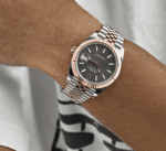 Date just rose gold fluted motif dial 41mm - Image 2