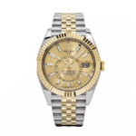 Sky-dweller gold jubilee champagne dial 42mm