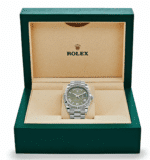 Day-date white gold olive dial 40mm - Image 3