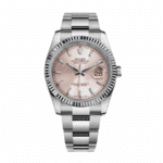 Date just steel pink dial oyster 36mm