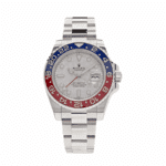 Gmt-master ii white gold meteorite dial 40mm