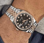 Date just rose gold black diamond dial 36mm - Image 3