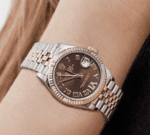 Date just ladies rose gold roman chocolate dial 31mm - Image 2