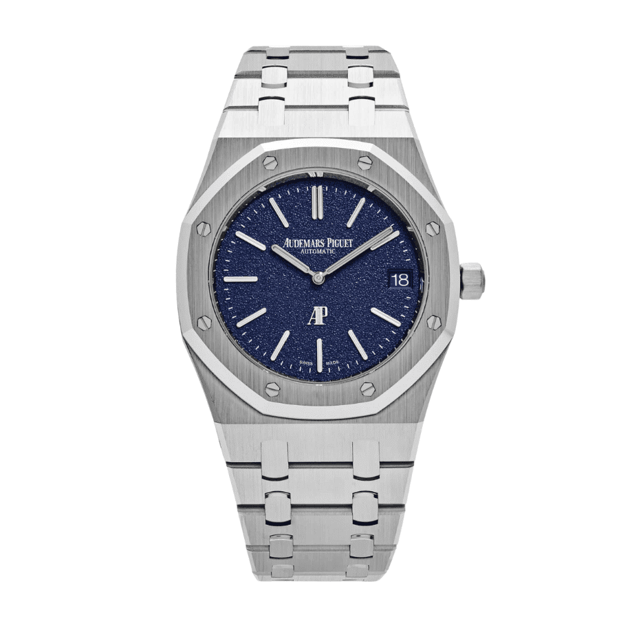 35-Audemarspiguetroyaloakgrainybluedial_d379b4c9-04e7-4455-900f-82e312833169.png Royal oak grainy blue dial - Image 1