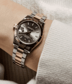 Date just ladies rose gold slate dial 31mm - Image 2