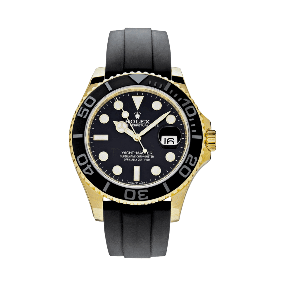 4-Rolexyacht-masteryellowgoldblackdial42mm.png Yacht-master yellow gold black dial 42mm - Image 1