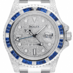 Gmt-master ii custom bezel diamond pave dial 40mm - Image 3
