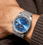 Date just steel blue diamond dial 41mm - Image 2