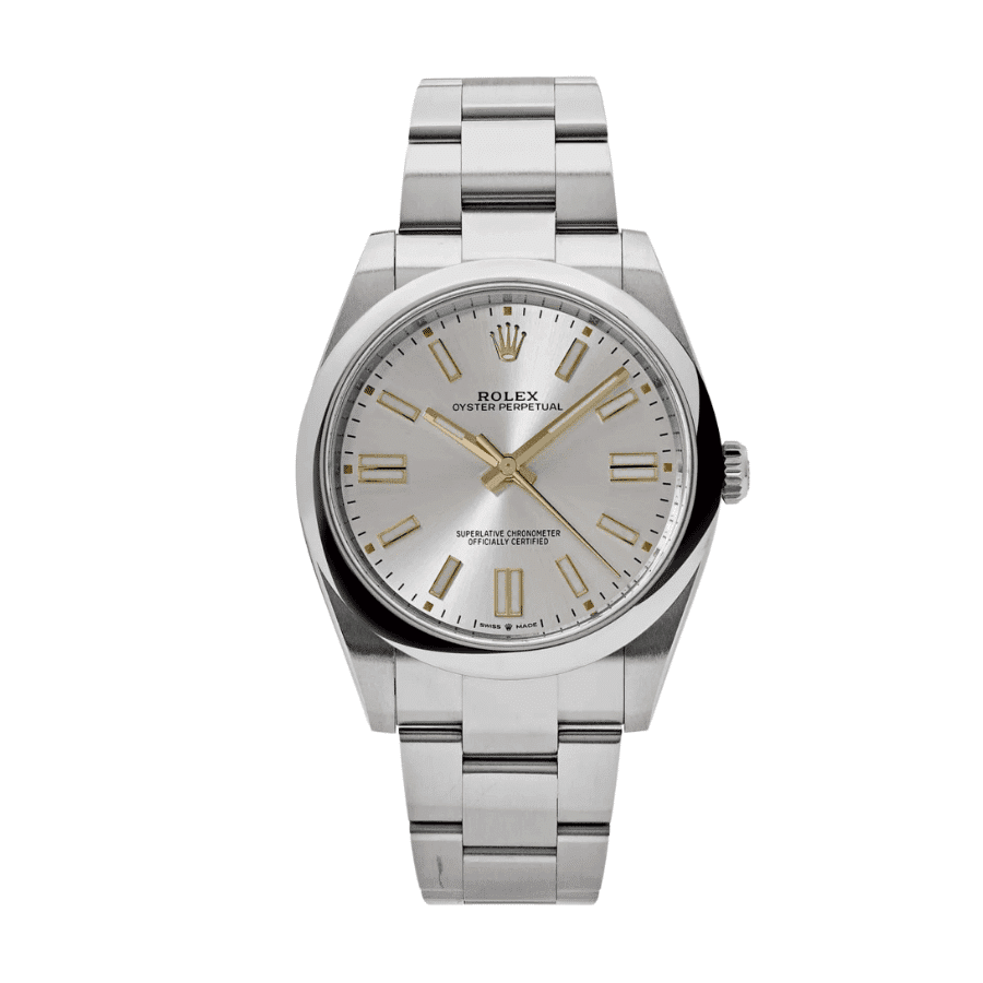 5-Rolexoysterperpetualsilverdial.png Oyster perpetual silver dial - Image 1