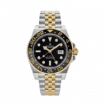 Gmt-master ii yellow gold black dial 40mm
