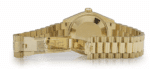 Date just ladies yellow gold diamond green dial 31mm - Image 3
