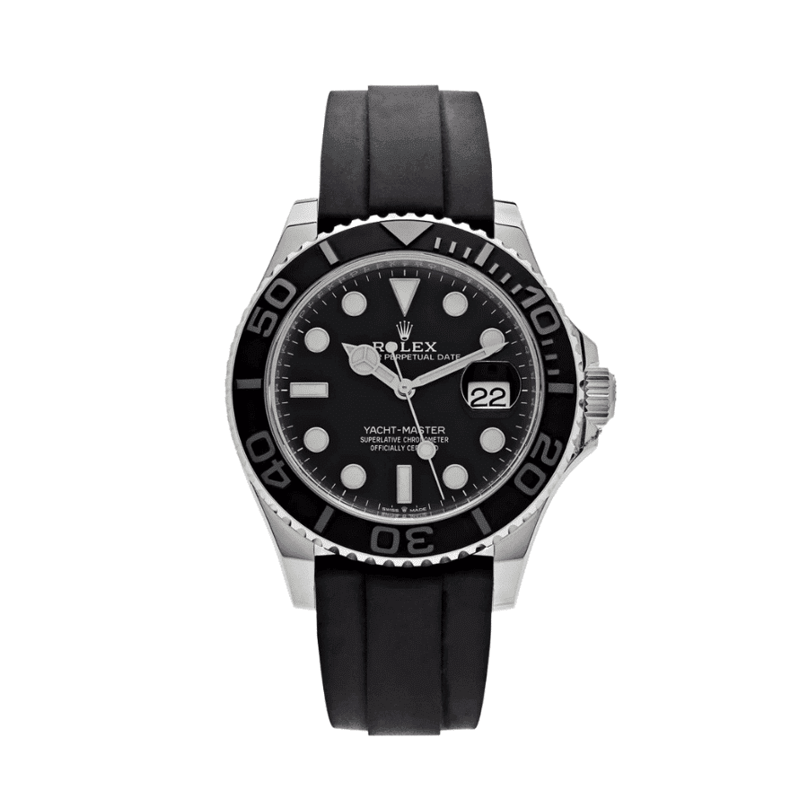 6-Rolexyacht-masterwhitegoldblackdial42mm.png Yacht-master white gold black dial 42mm - Image 1