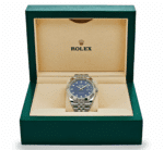 Date just blue diamond dial 41mm - Image 4