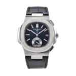 Nautilus Chronograph Black Leather PTP007