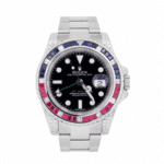 Gmt-master ii white gold black dial 40mm