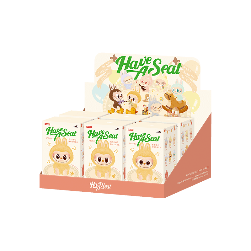 IMG-0351.png THE MONSTERS - Have a Seat Vinyl Plush Blind Box 6 packs - Image 1
