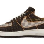 Monogramma Marrone Damier Azur