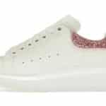 Oversize Bianco Bianco Rosa Glitter