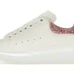 Oversize Bianco Bianco Rosa Glitter
