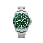 Submariner Date 116610LV 'Hulk' Steel Green Dial Oyster