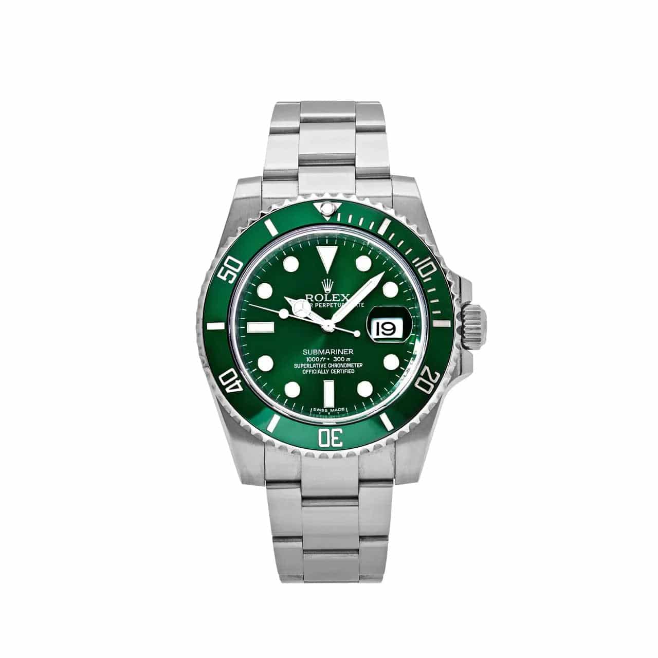 RolexSubmarinerDate116610VNaked_01_1280x_9a621853-d2e2-43bc-9e95-1606ccce74e4.jpg Submariner Date 116610LV 'Hulk' Steel Green Dial Oyster - Image 1