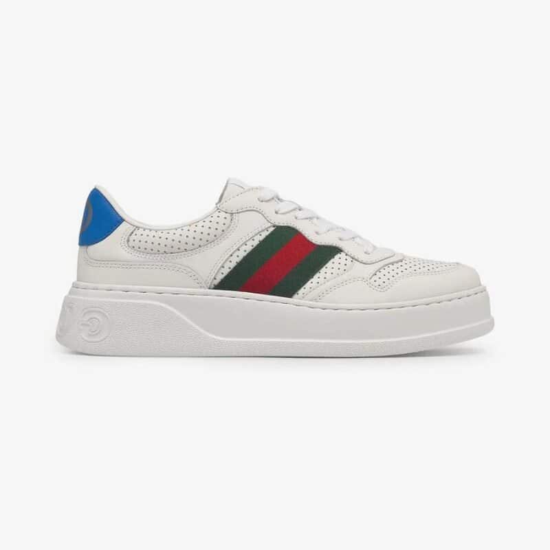 ShoesGucciGC149.jpg All White Blue - Image 1