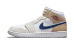 Tan Suede Navy