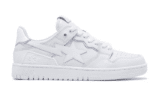 Triple White Patent Leather Sta Logo - Image 2