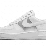 White Metallic Silver