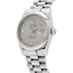 Day-Date 118206 Platinum Silver Diamond Dial (2022) - Image 5