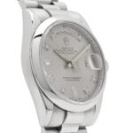 Day-Date 118206 Platinum Silver Diamond Dial (2022) - Image 8