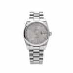 Day-Date 118206 Platinum Silver Diamond Dial (2022)