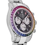Daytona 116599RBOW 'Rainbow' White Gold Black Dial Sapphire Bezel (2022) - Image 6
